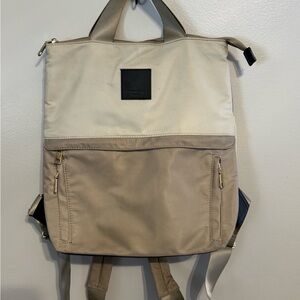 Cynthia Rowley Stylish Beige/Cream Backpack